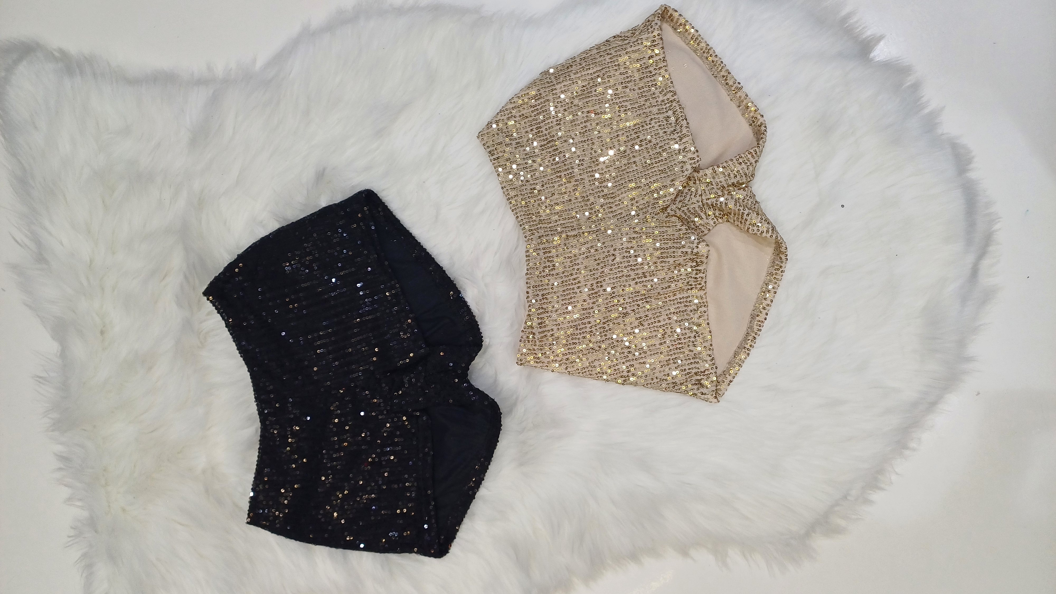 SHORT PIA LENTEJUELAS